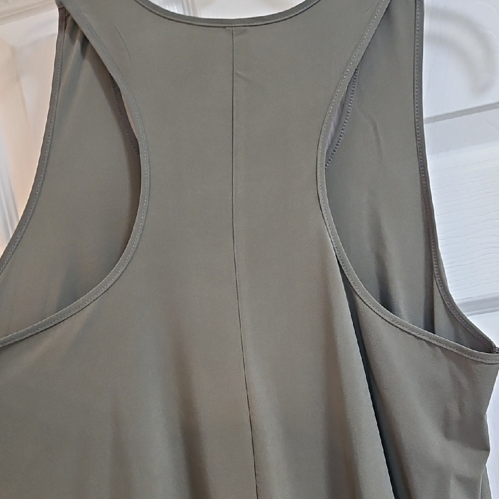 STYLUS High Low Sleeveless Dress in Gray - Picture 4 of 7